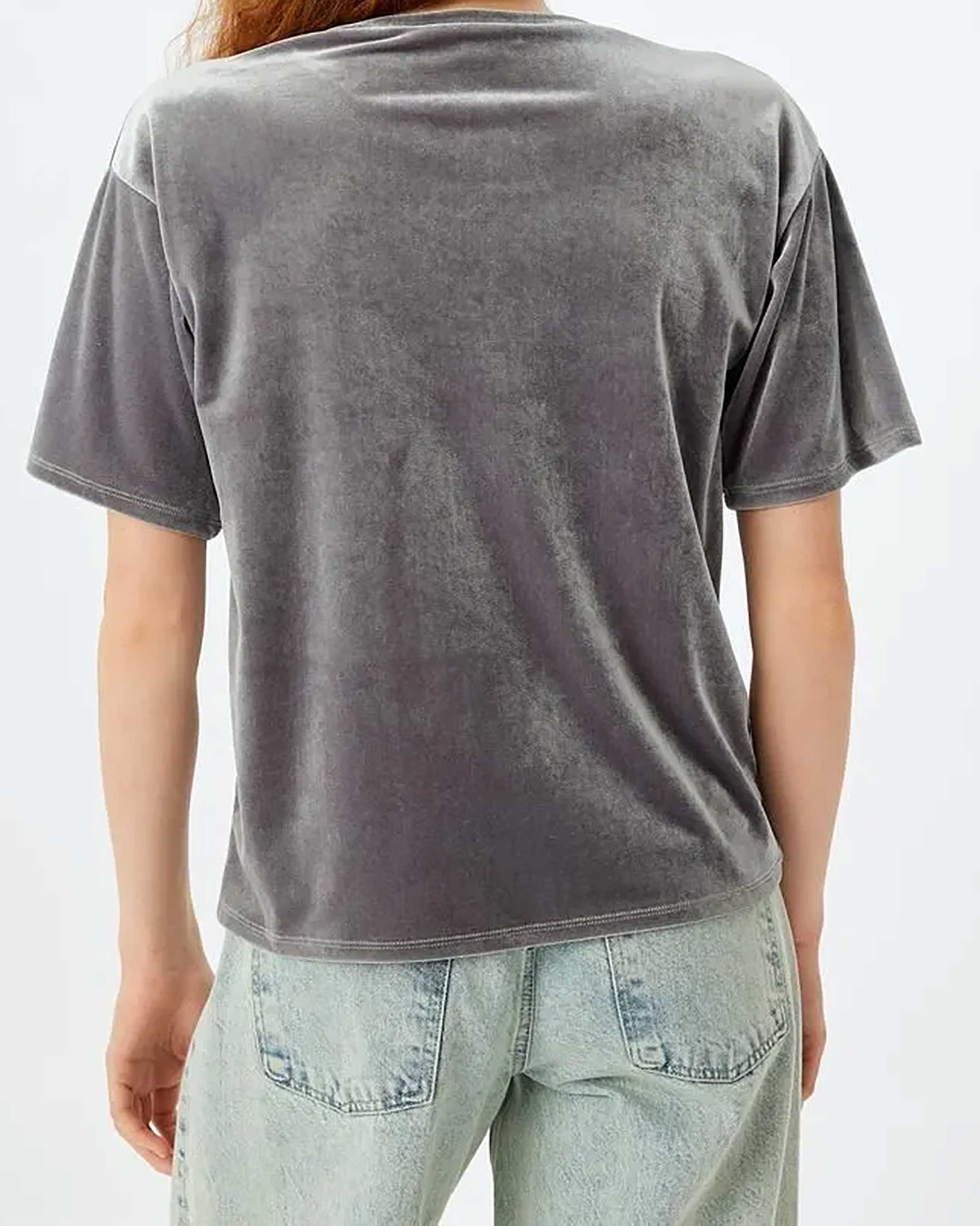 تیشرت مخمل زنانه کوتون Koton کد 5WAK50015EK