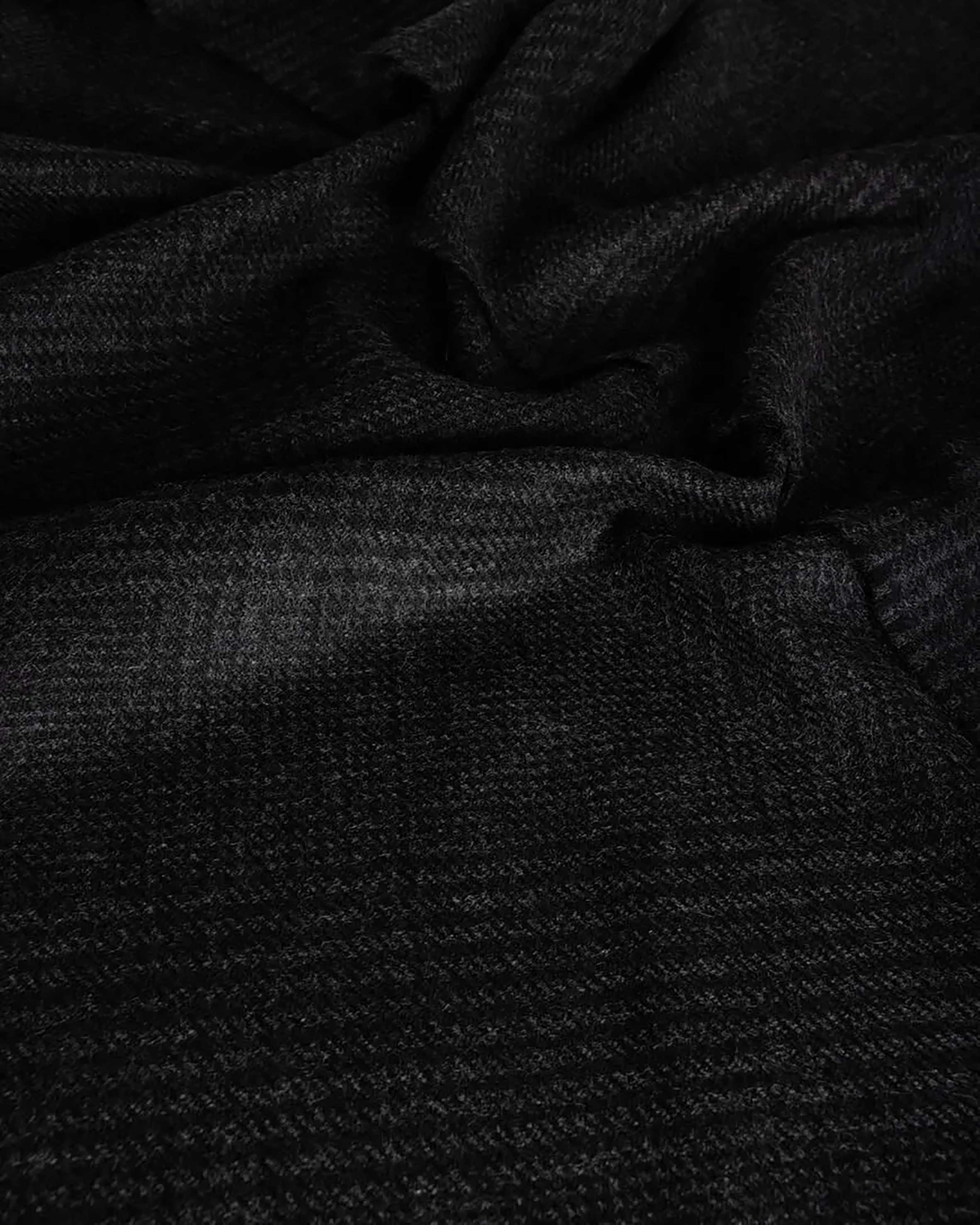 شال گردن چهارخانه مشکی مردانه کوتون Koton کد 5WAM50037AA