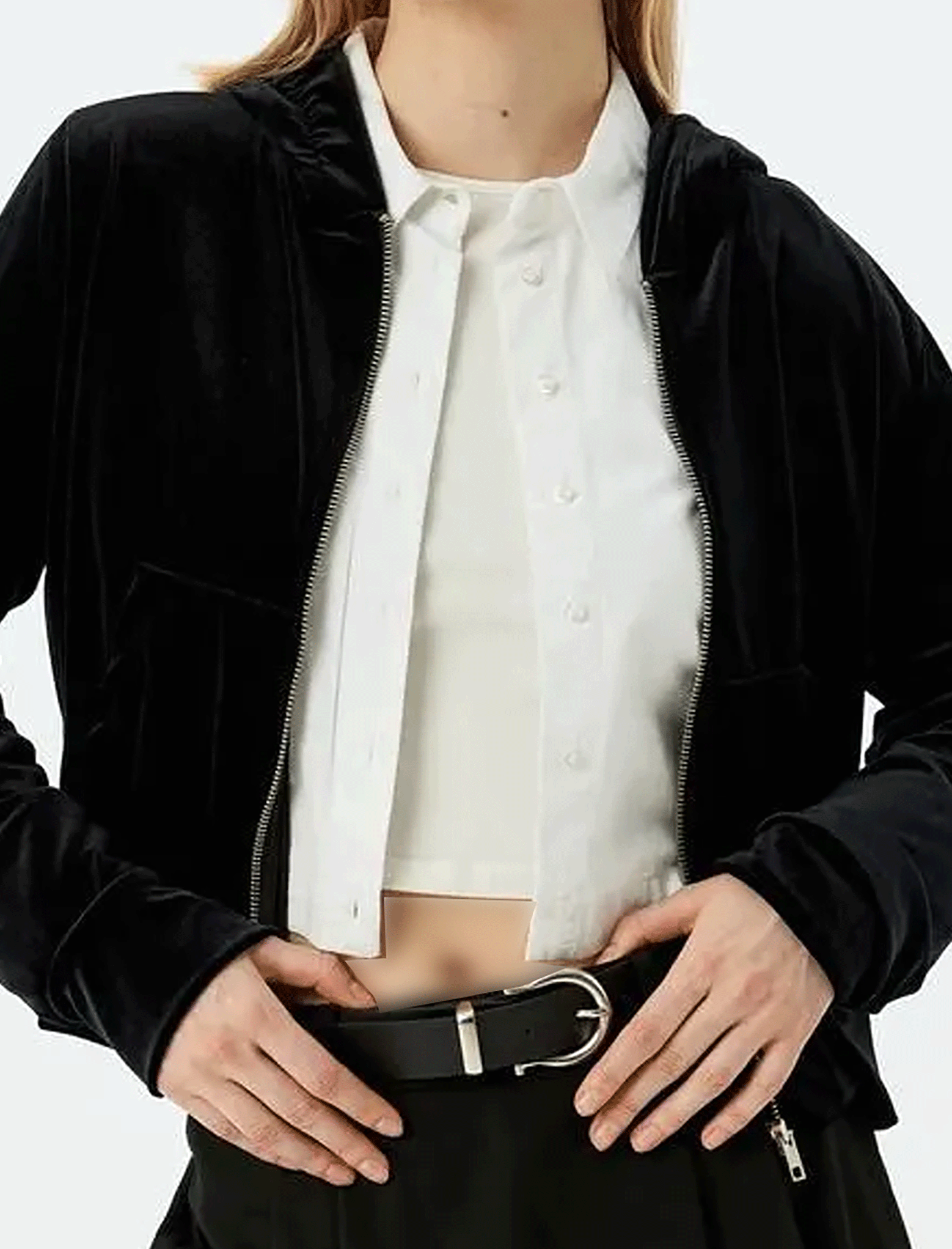 سوییشرت مخمل زنانه کوتون Koton کد 5WAK10041EK