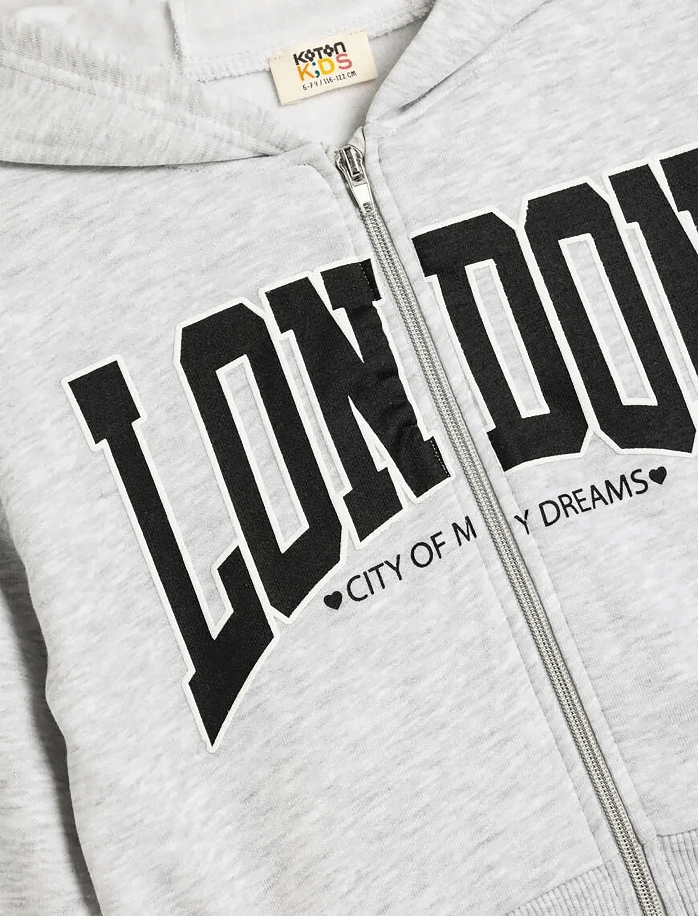 سوییشرت طرح دار دخترانه کوتون Koton کد 5WKG10311AK