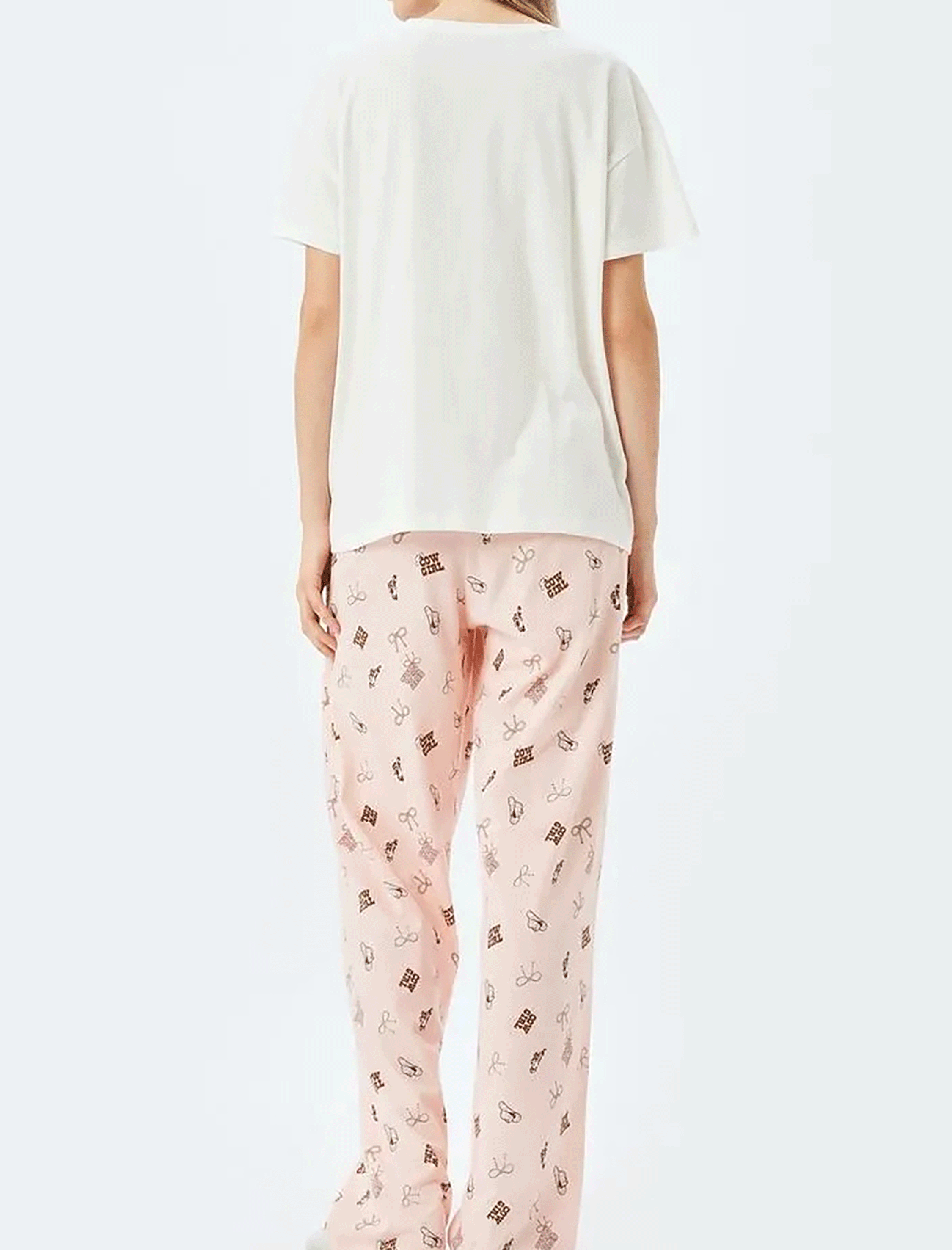 ست راحتی طرحدار زنانه کوتون Koton کد 5WLK40243MK