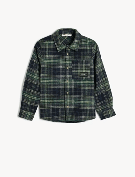 پیراهن چهارخانه پسرانه کوتون Koton کد 5WKB60054TW