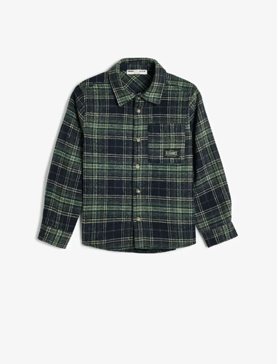 پیراهن چهارخانه پسرانه کوتون Koton کد 5WKB60054TW