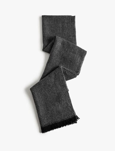 شال گردن طرح دار مردانه کوتون Koton کد 5WAM50036AA