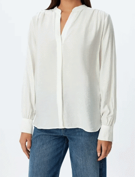 شومیز آستین بلند زنانه کوتون Koton کد 5WAK60051PW