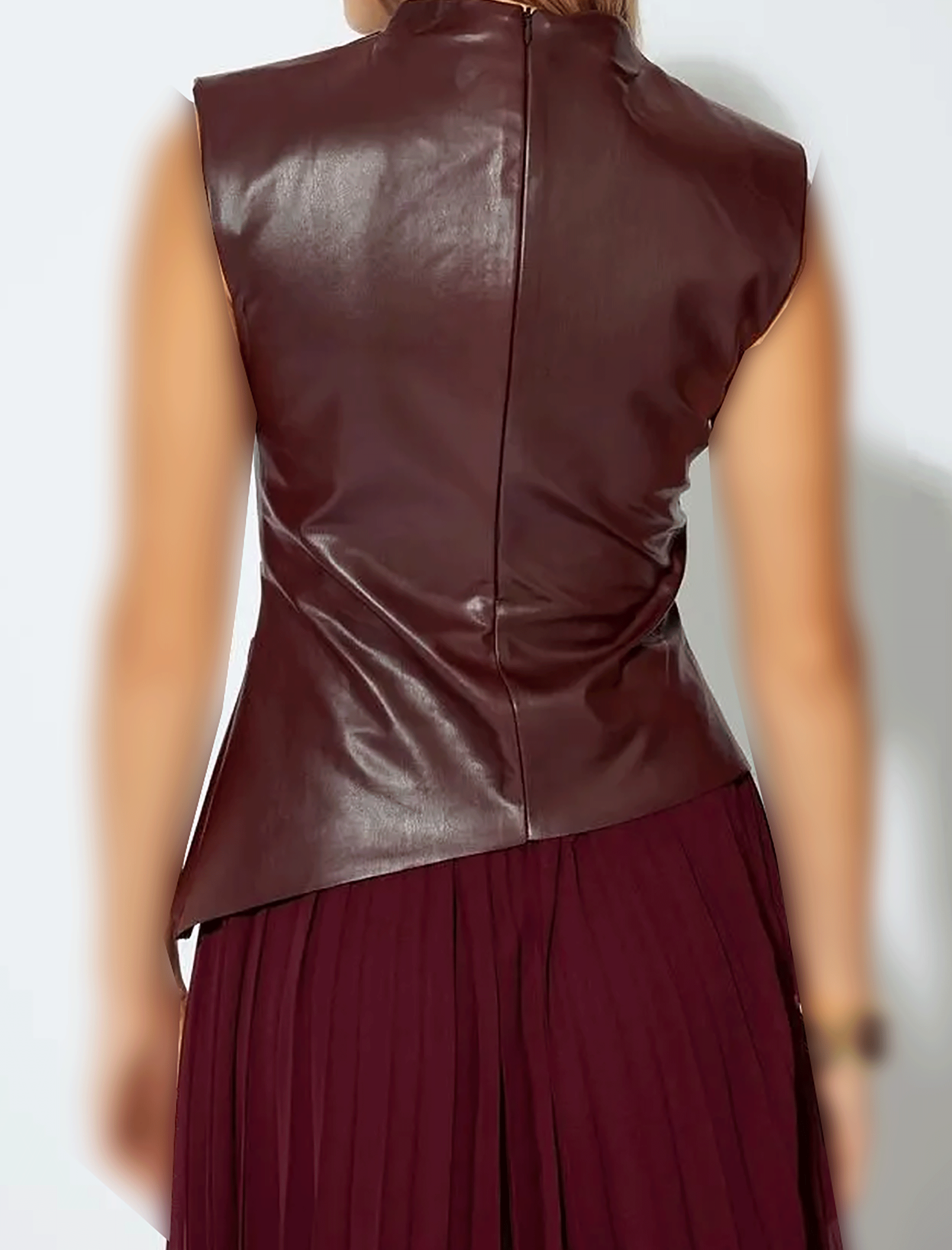 تاپ طرح چرم زنانه کوتون Koton کد 5WAK60204UW