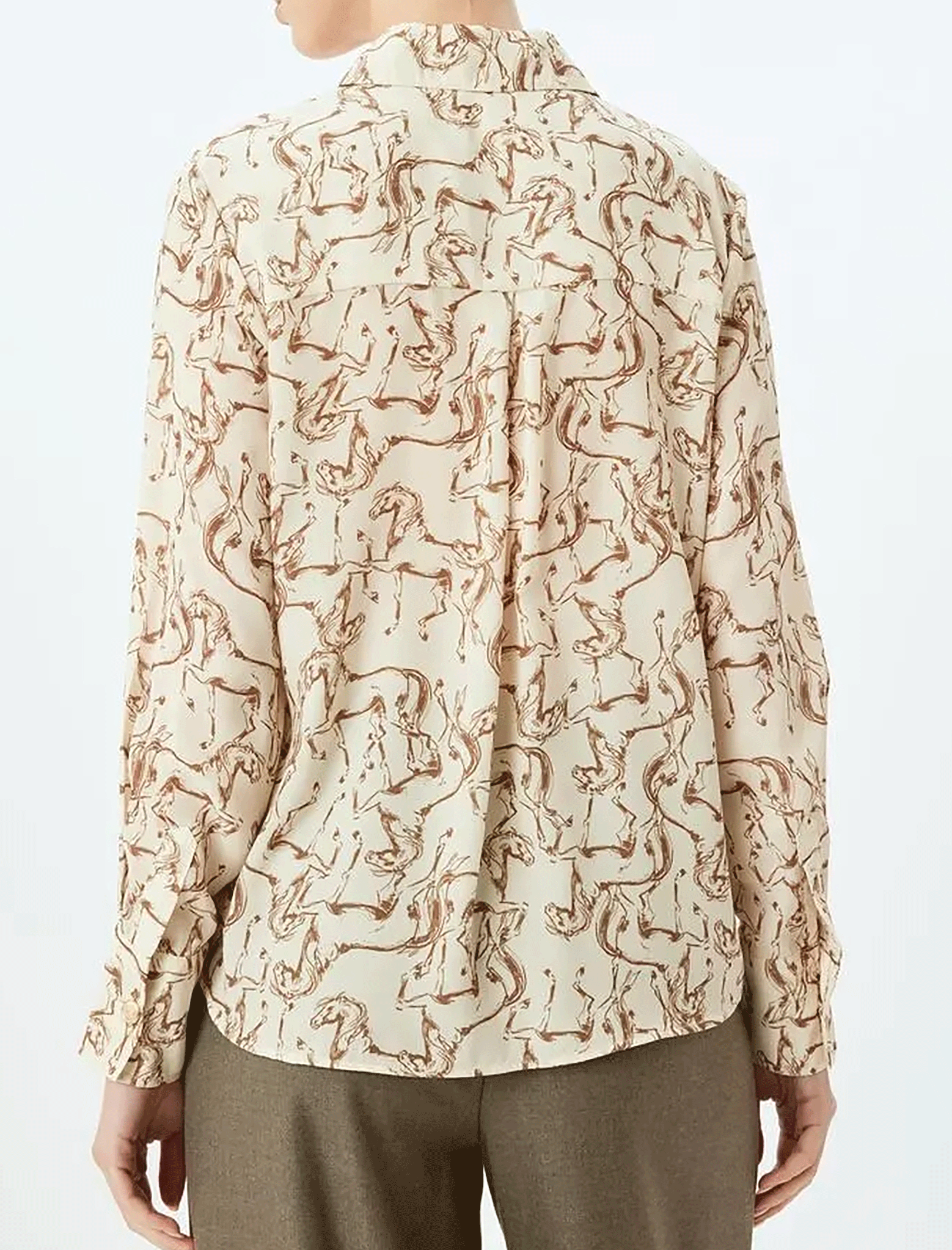 شومیز طرح دار زنانه کوتون Koton کد 5WAK60251UW