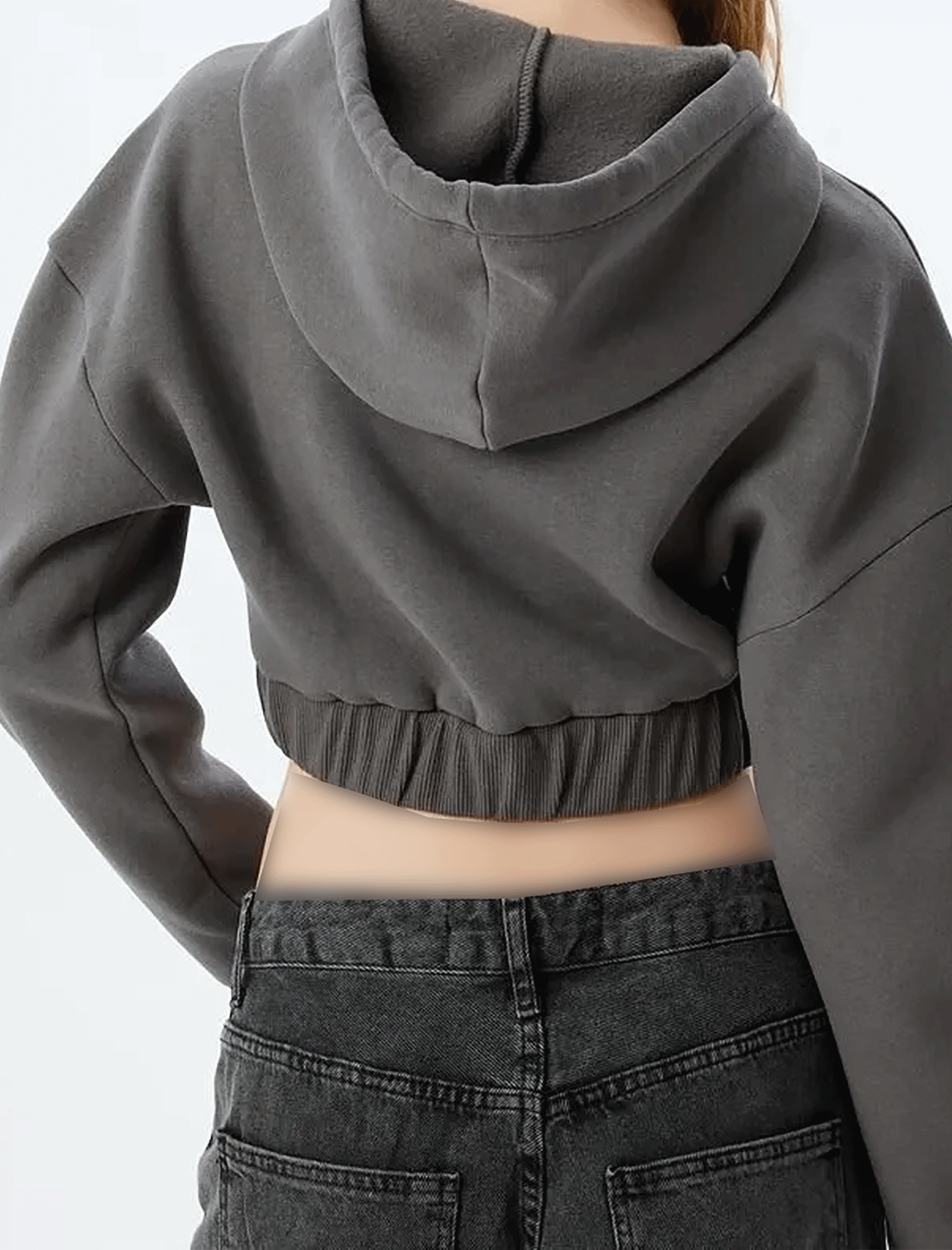 کراپ سوییشرت طرح دار زنانه کوتون Koton کد 5WAL10124IK