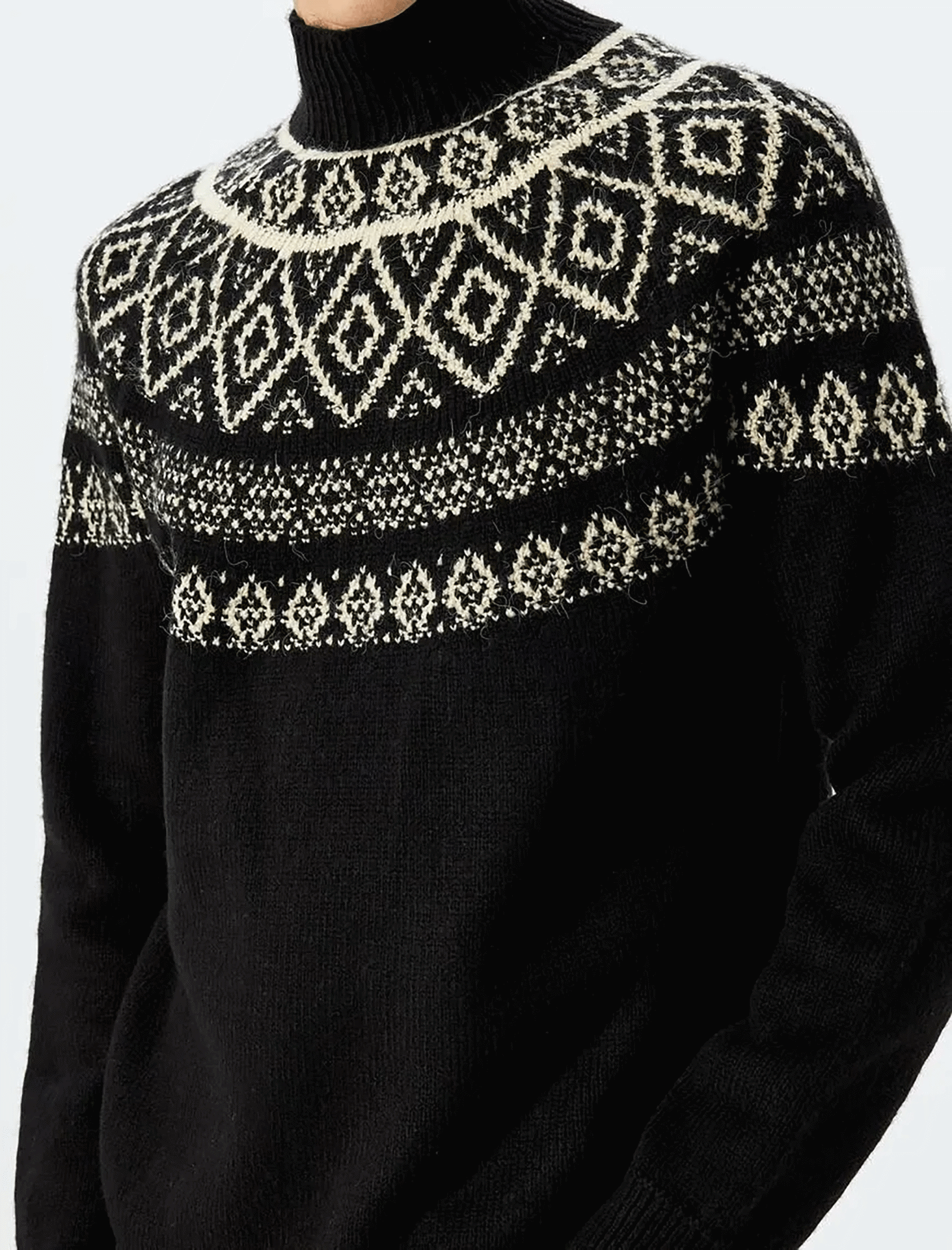 پلیور طرح دار مردانه کوتون Koton کد 5WAM70152HT