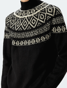 پلیور طرح دار مردانه کوتون Koton کد 5WAM70152HT