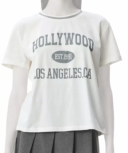 تی شرت طرح دار زنانه کوتون Koton کد 5SAL10093IK