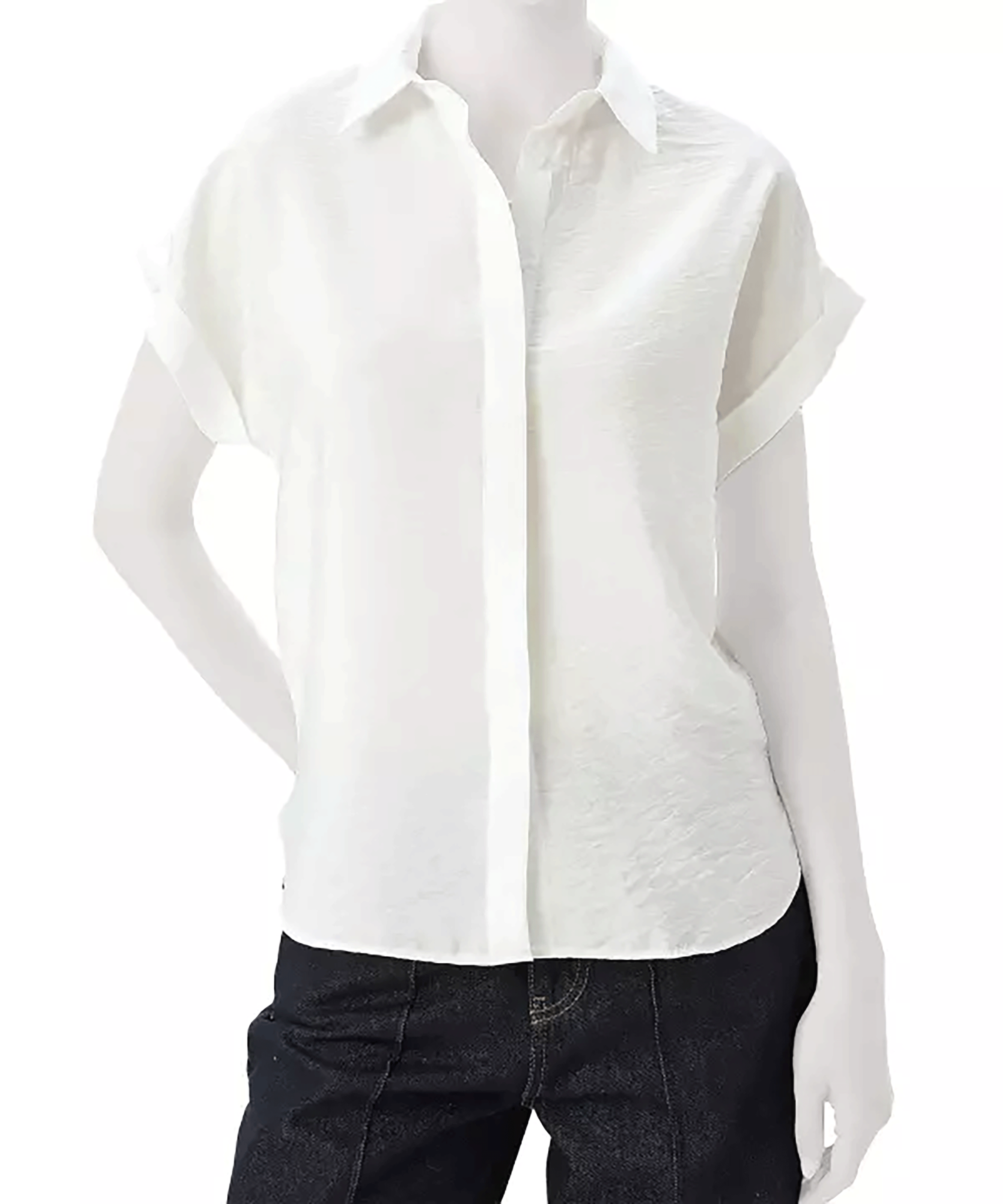 شومیز آستین کوتاه زنانه کوتون Koton کد 5SAK60014PW