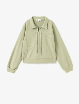 کراپ سویشرت زنانه کوتون Koton کد 5SAL10531IK