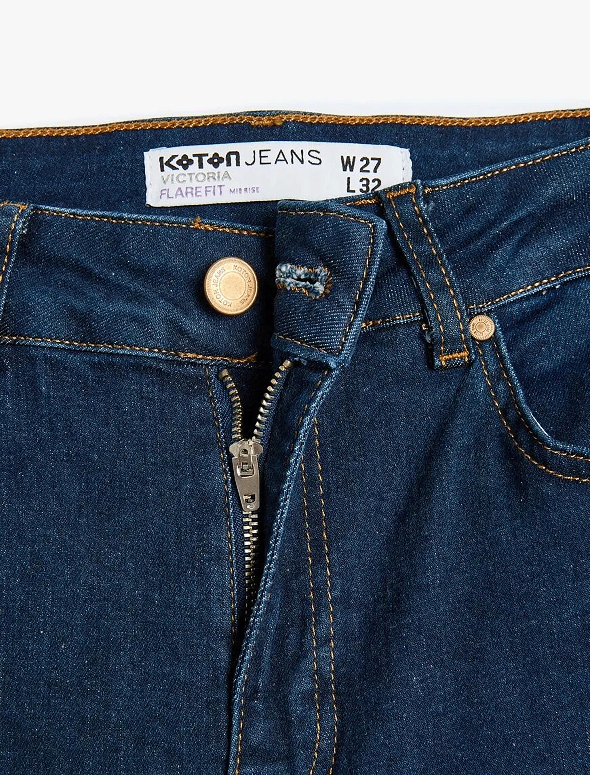 شلوار جین بوت کات زنانه کوتون Koton کد 5SAL40041MD