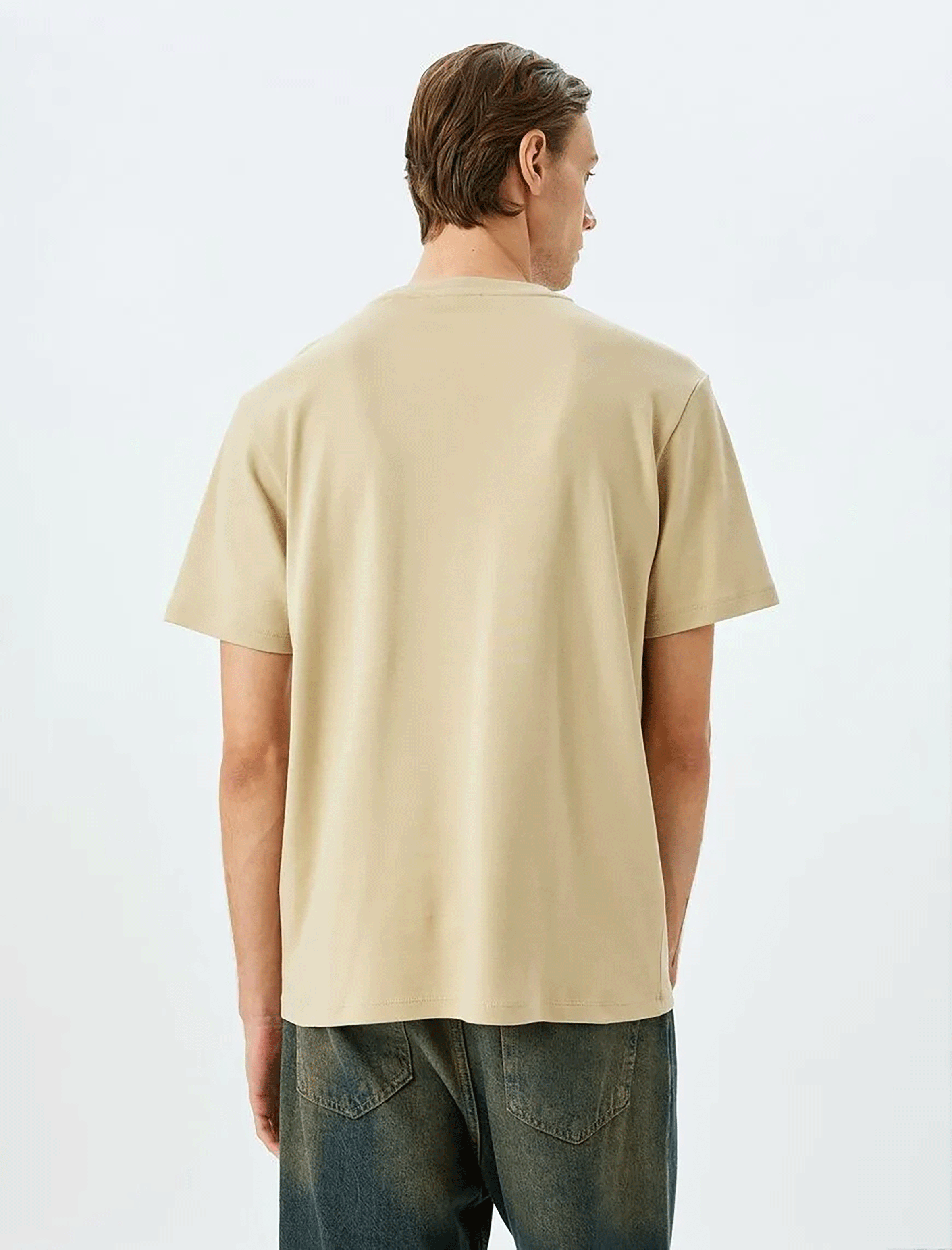 تی شرت طرح دار مردانه کوتون Koton کد 5SAM10132HK