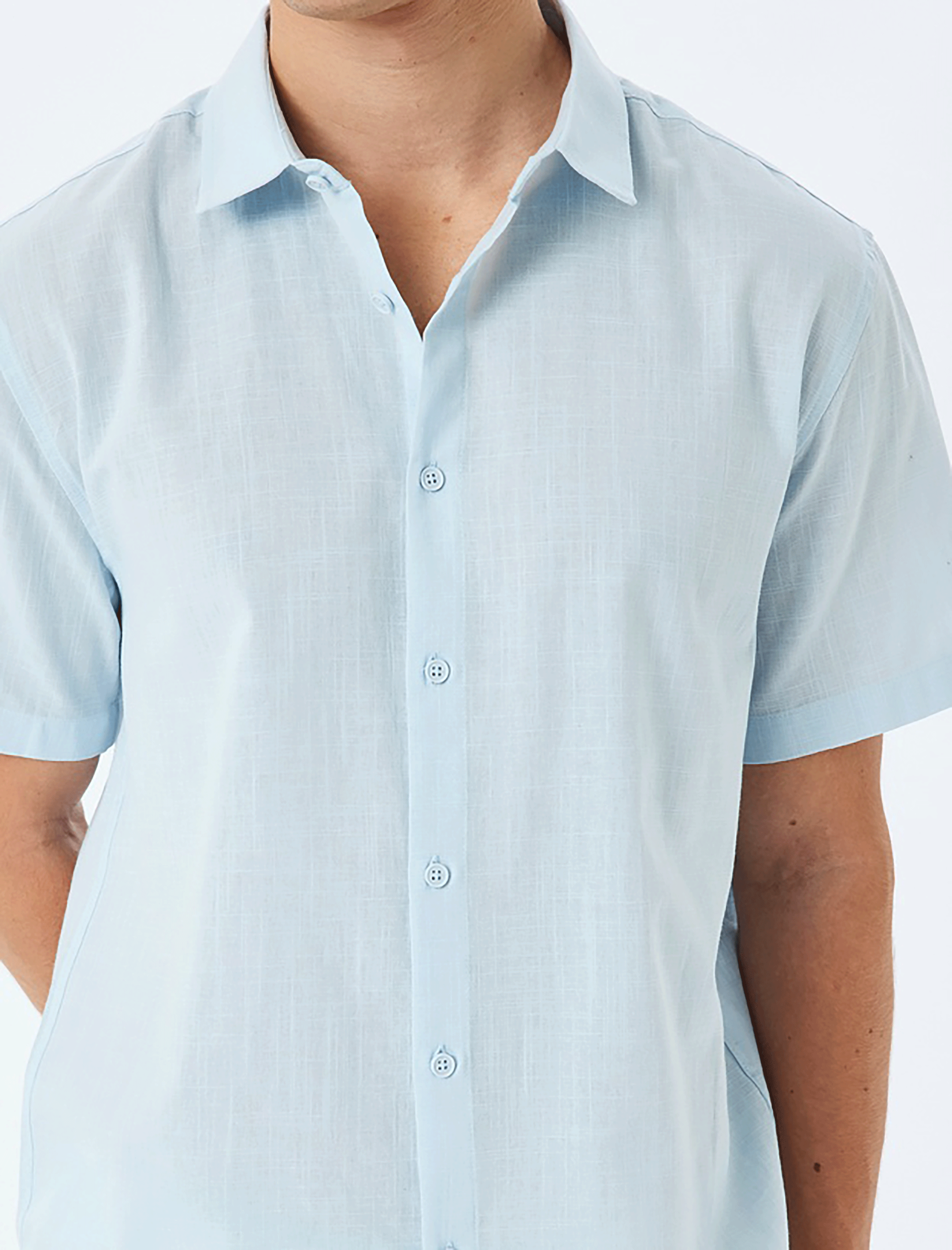 پیراهن آستین کوتاه مردانه کوتون Koton کد 5SAM60006HW