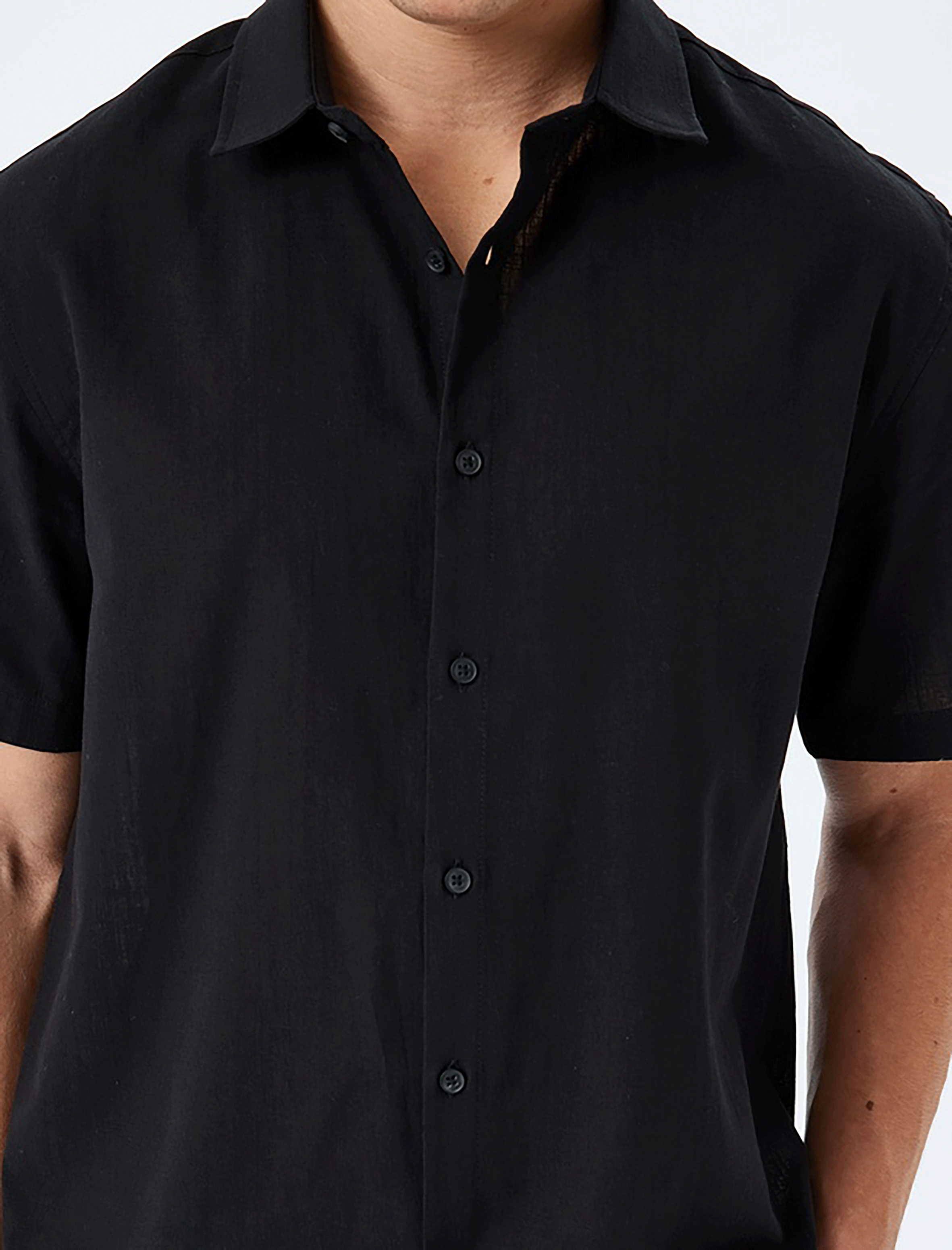 پیراهن آستین کوتاه مردانه کوتون Koton کد 5SAM60006HW