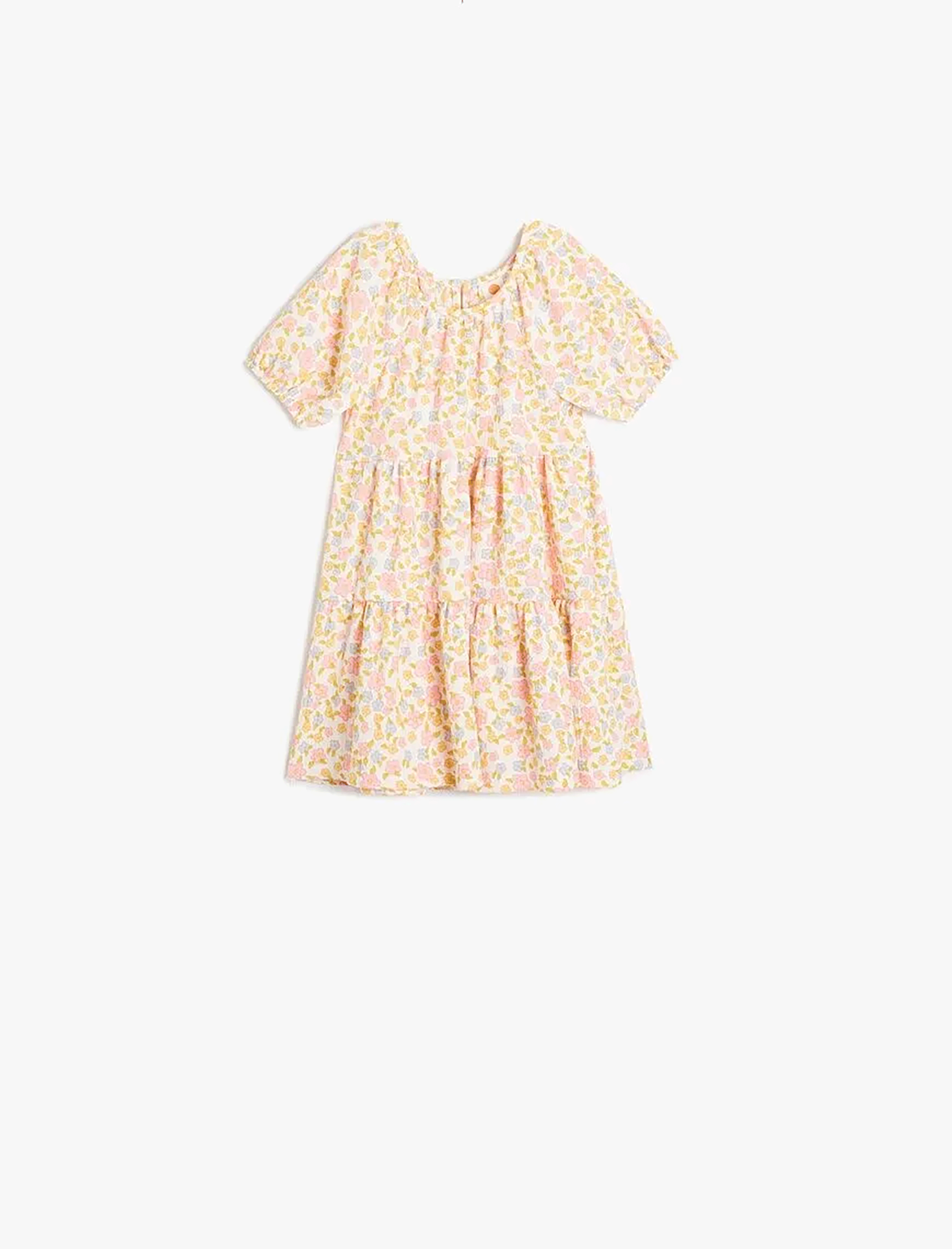 پیراهن طرح دار نوزاد دختر کوتون Koton کد 5SMG80010AK