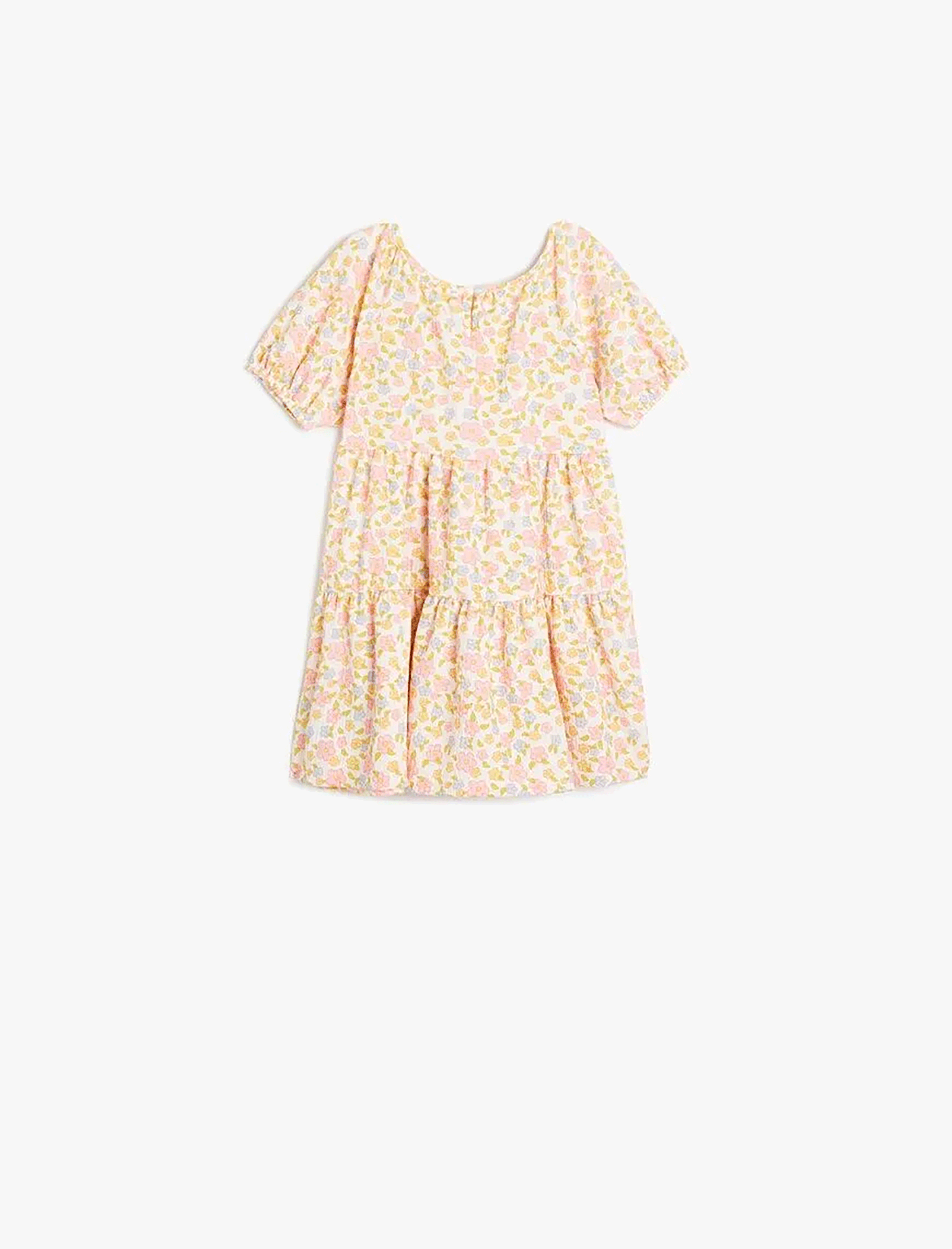 پیراهن طرح دار نوزاد دختر کوتون Koton کد 5SMG80010AK