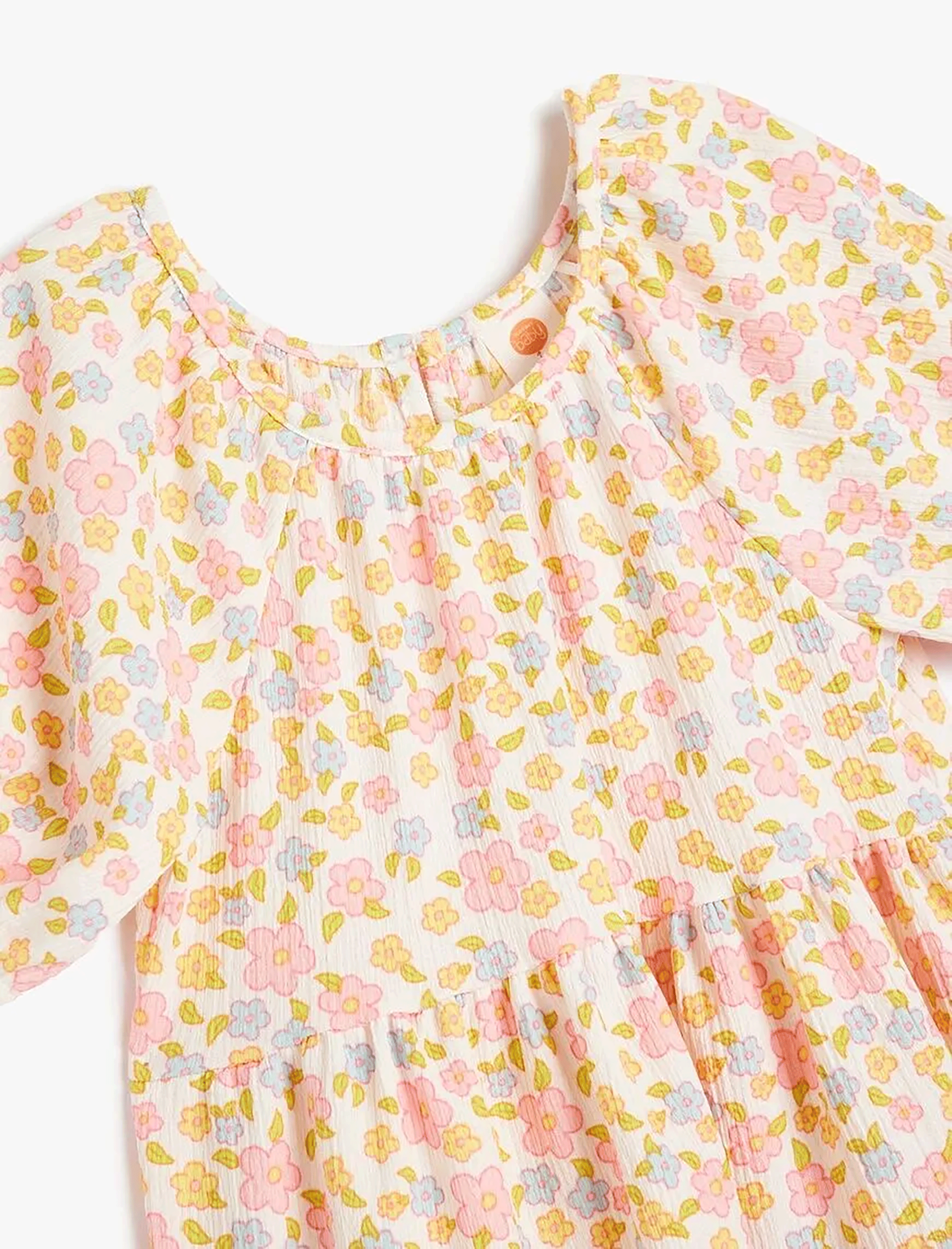 پیراهن طرح دار نوزاد دختر کوتون Koton کد 5SMG80010AK