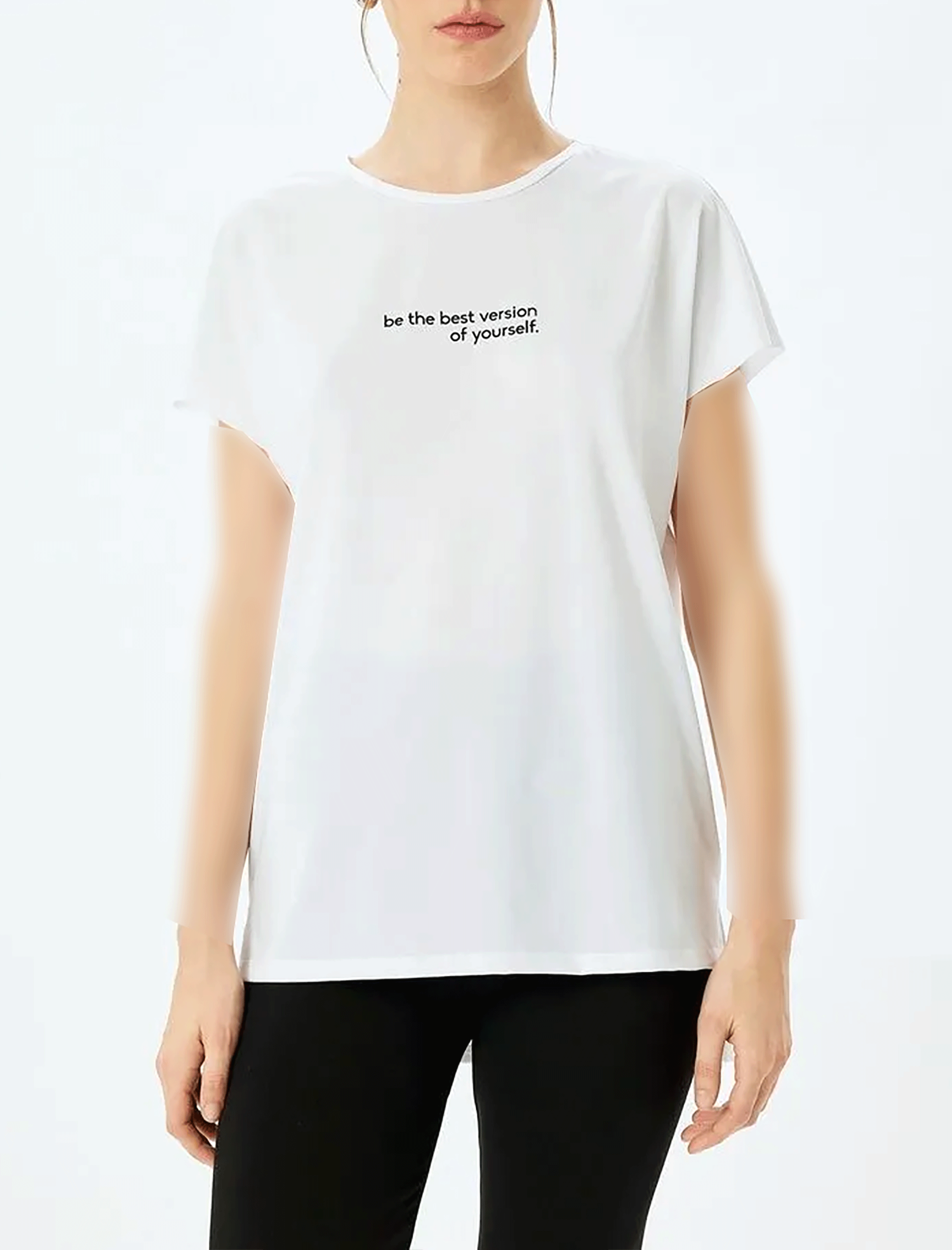 تی شرت ورزشی زنانه کوتون Koton کد 5SAK10022NK