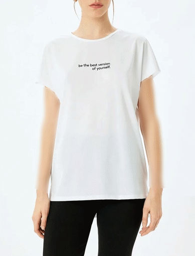 تی شرت ورزشی زنانه کوتون Koton کد 5SAK10022NK