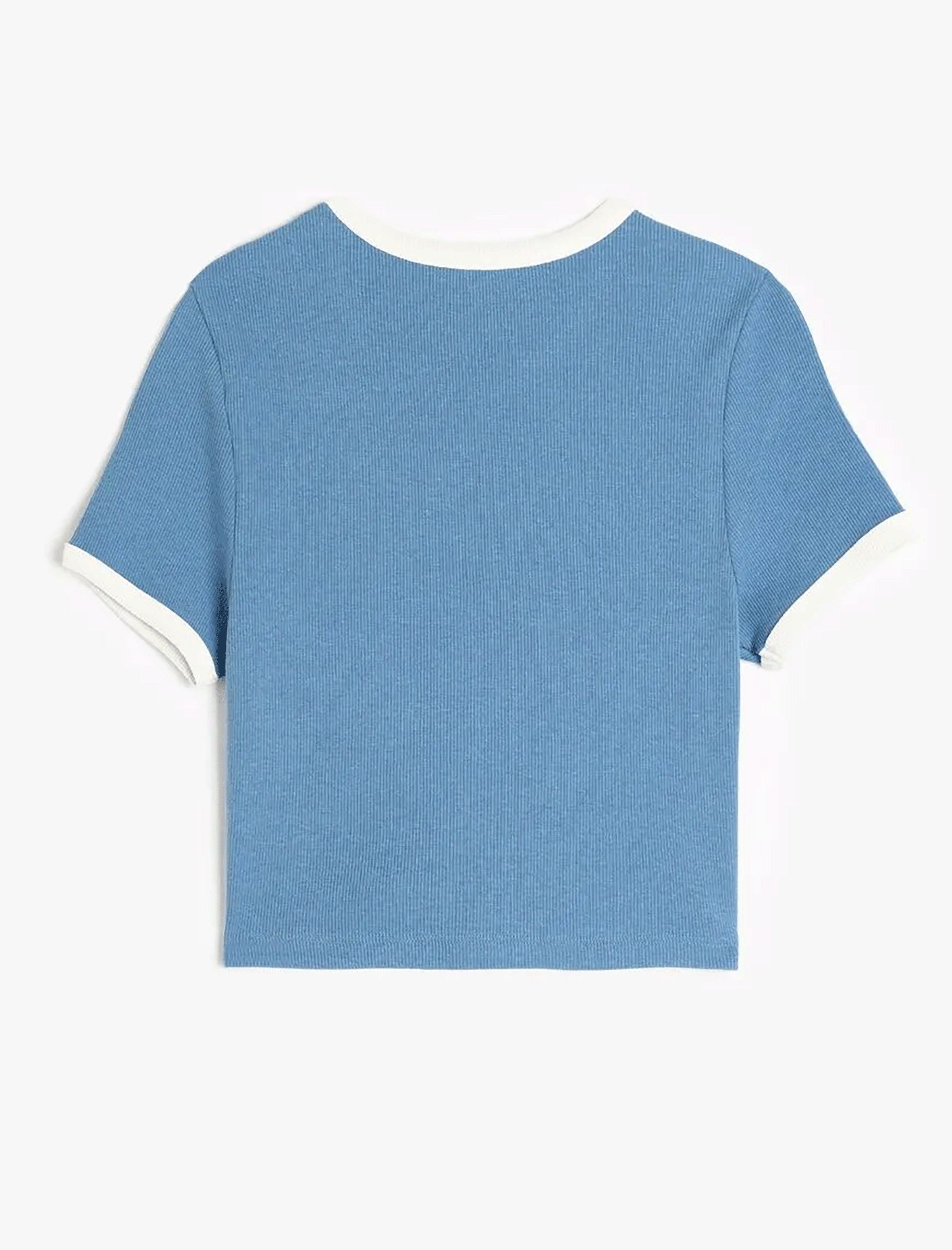 تی شرت طرح دار زنانه کوتون Koton کد 5SAL10081IK