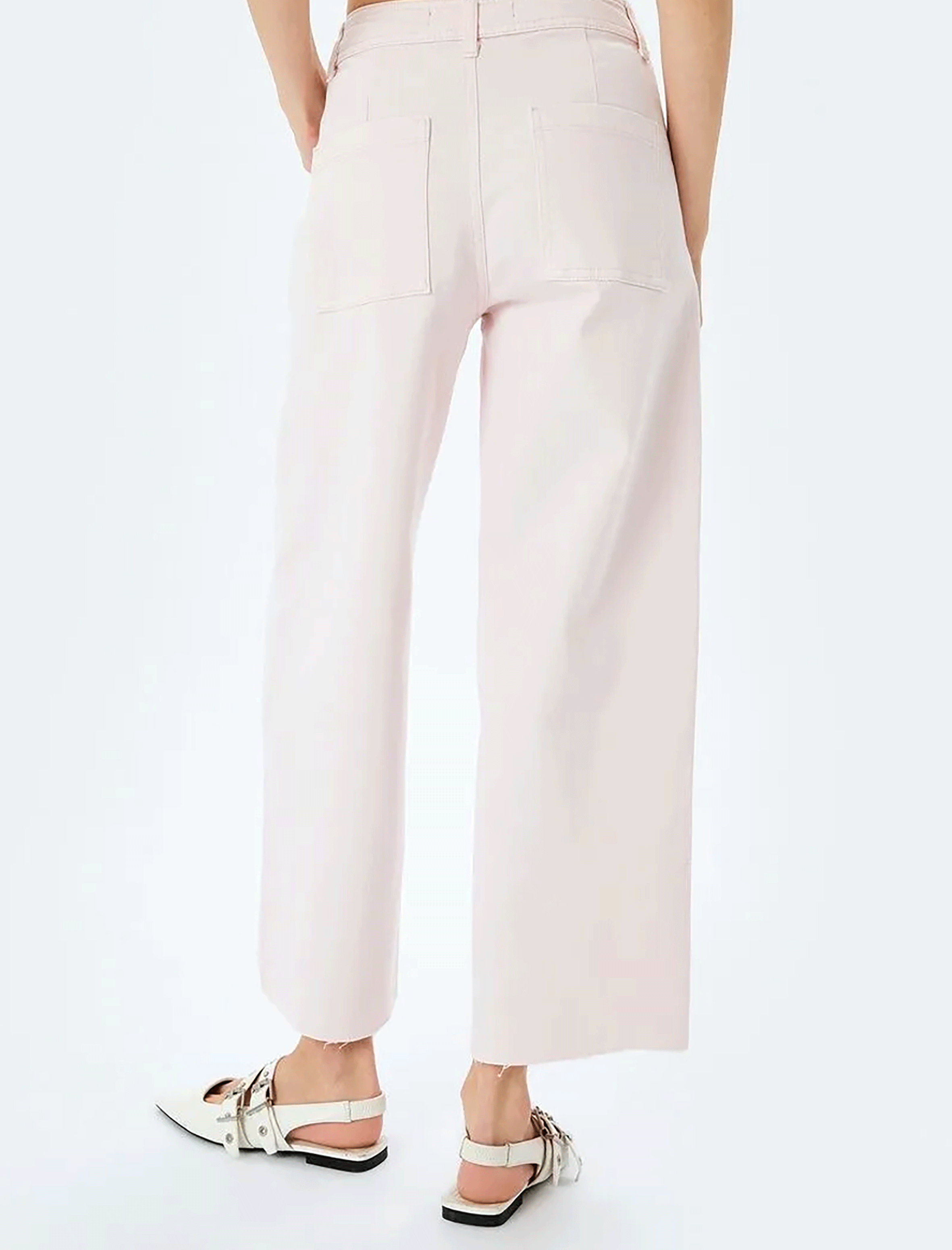 شلوار کتان زنانه کوتون Koton کد 5SAL40007MW