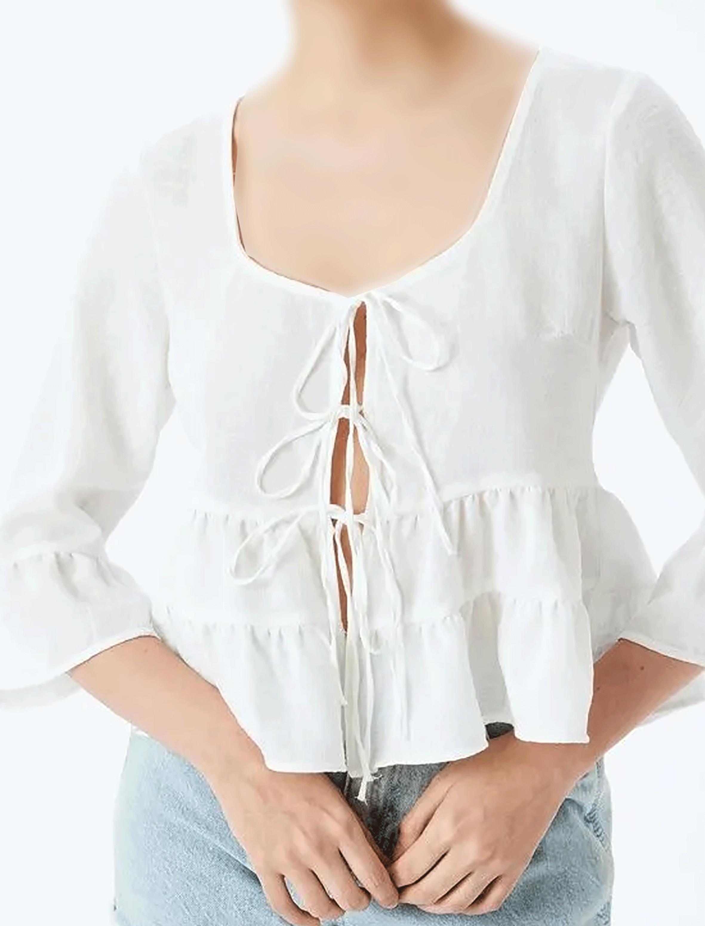 بلوز کراپ زنانه کوتون Koton کد 5SAL60061IW