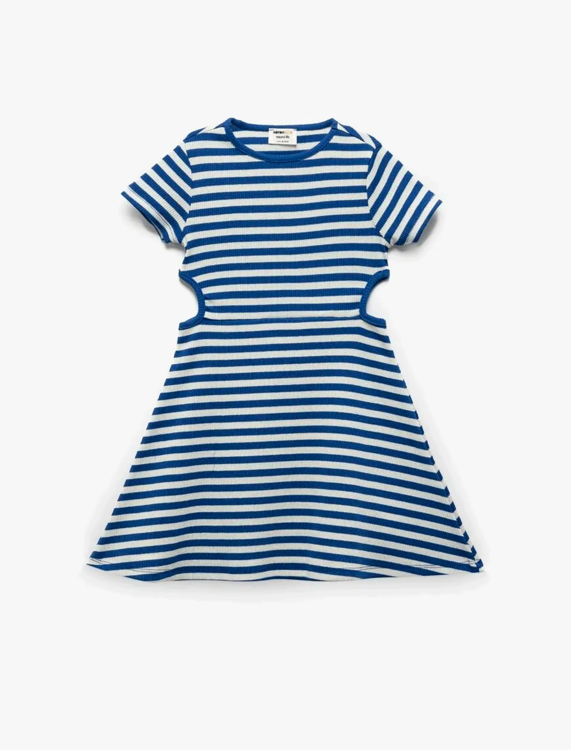 پیراهن طرح دار دخترانه کوتون Koton کد 5SKG80026AK