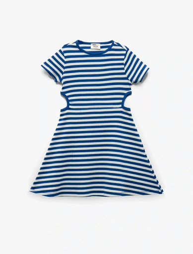 پیراهن طرح دار دخترانه کوتون Koton کد 5SKG80026AK