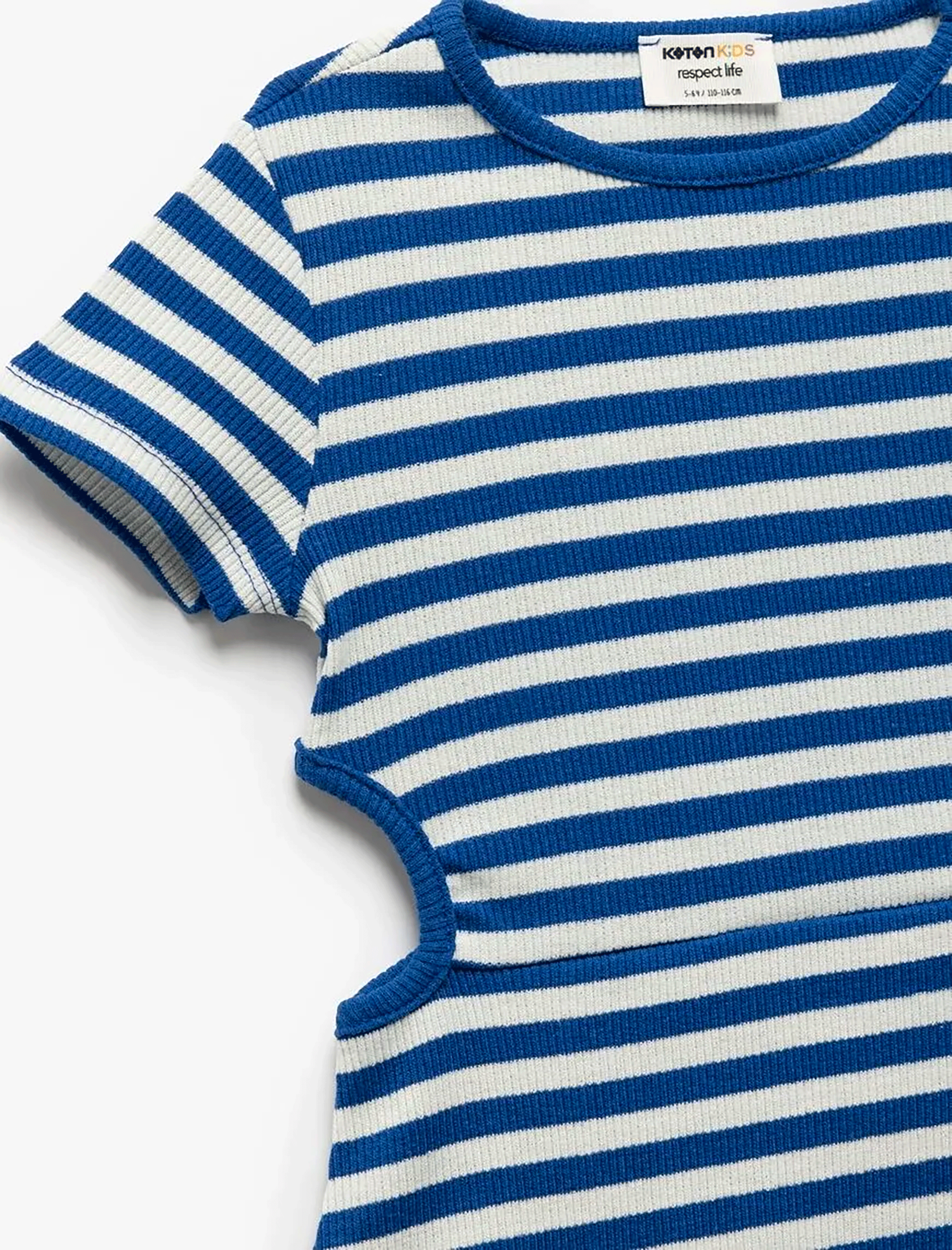 پیراهن طرح دار دخترانه کوتون Koton کد 5SKG80026AK