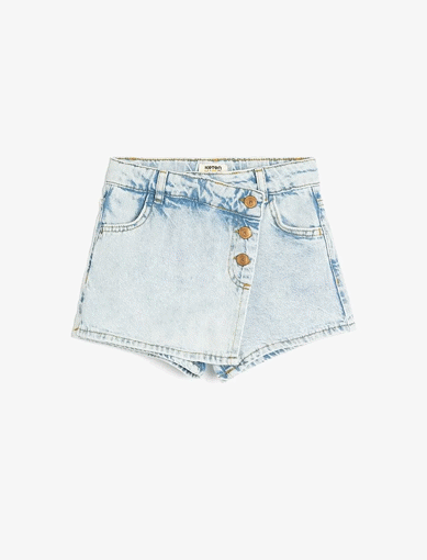 شلوارک جین دخترانه کوتون Koton کد 5SKG40037AD