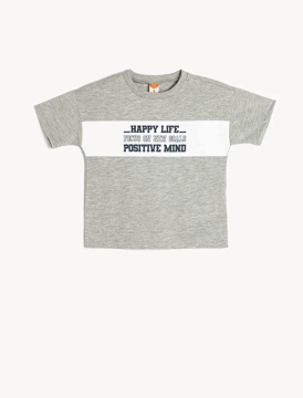 تی شرت طرح دار نوزاد پسر کوتون Koton کد 5SMB10057TK