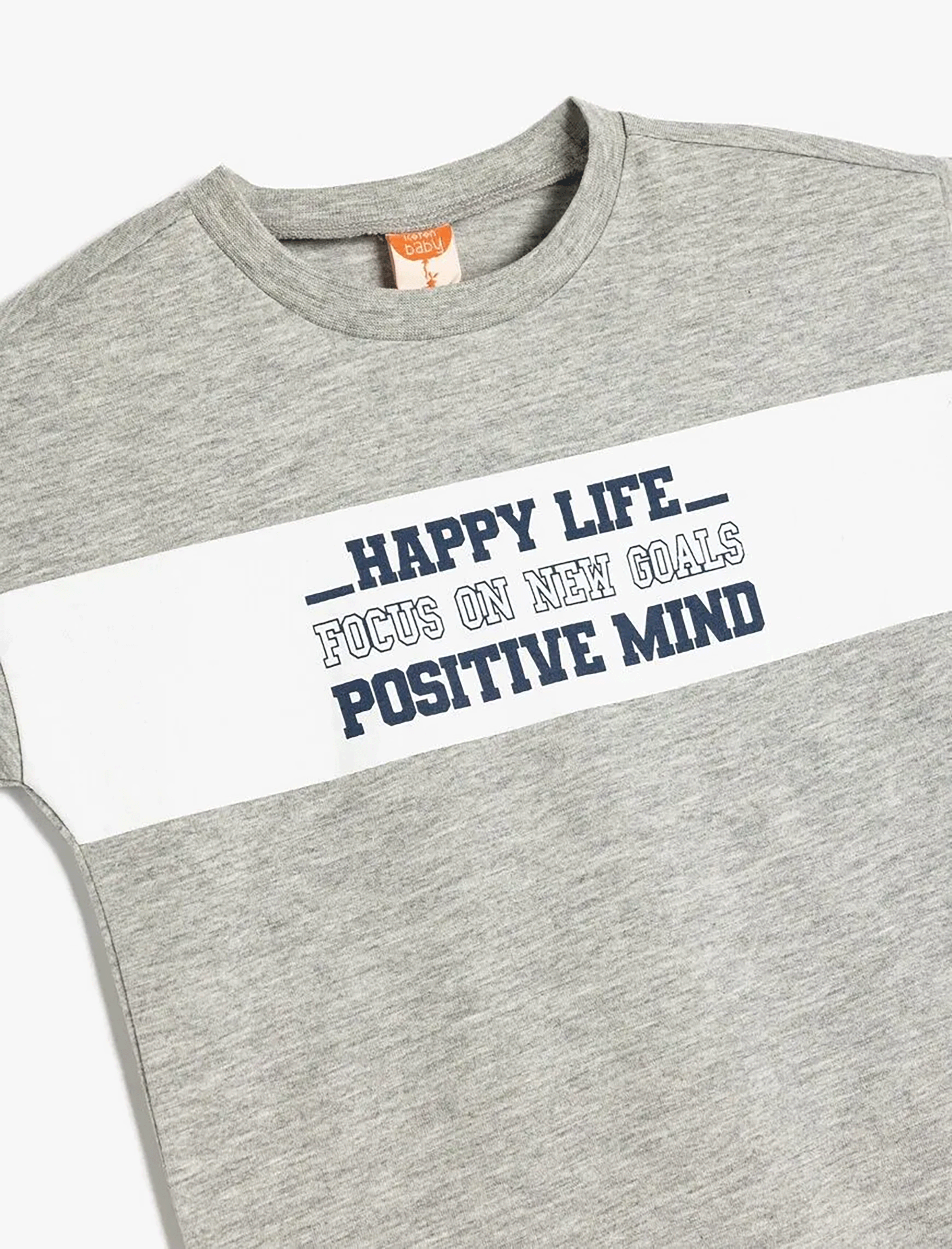 تی شرت طرح دار نوزاد پسر کوتون Koton کد 5SMB10057TK