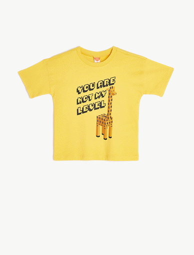 تی شرت طرح دار نوزاد پسر کوتون Koton کد 5SMB10058TK