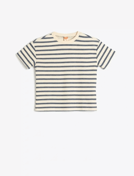 تی شرت طرح دار نوزاد پسر کوتون Koton کد 5SMB10142TK