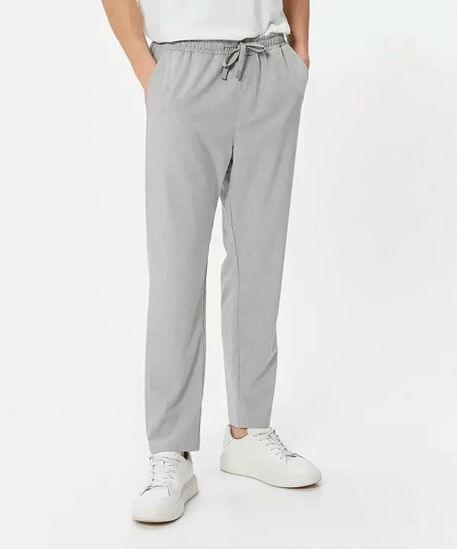 شلوار پارچه ای اسلیم فیت مردانه کوتون Koton کد 4SAM40015HW