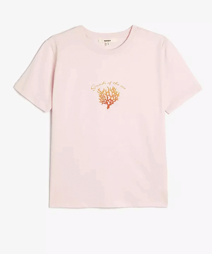 تی شرت زنانه کوتون Koton کد 5SAK50178EK