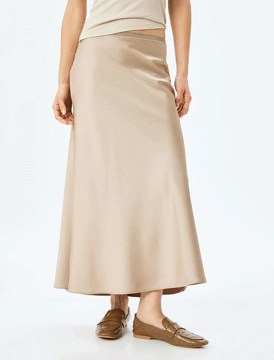 دامن ساتن زنانه کوتون Koton کد 5SAK70031UW