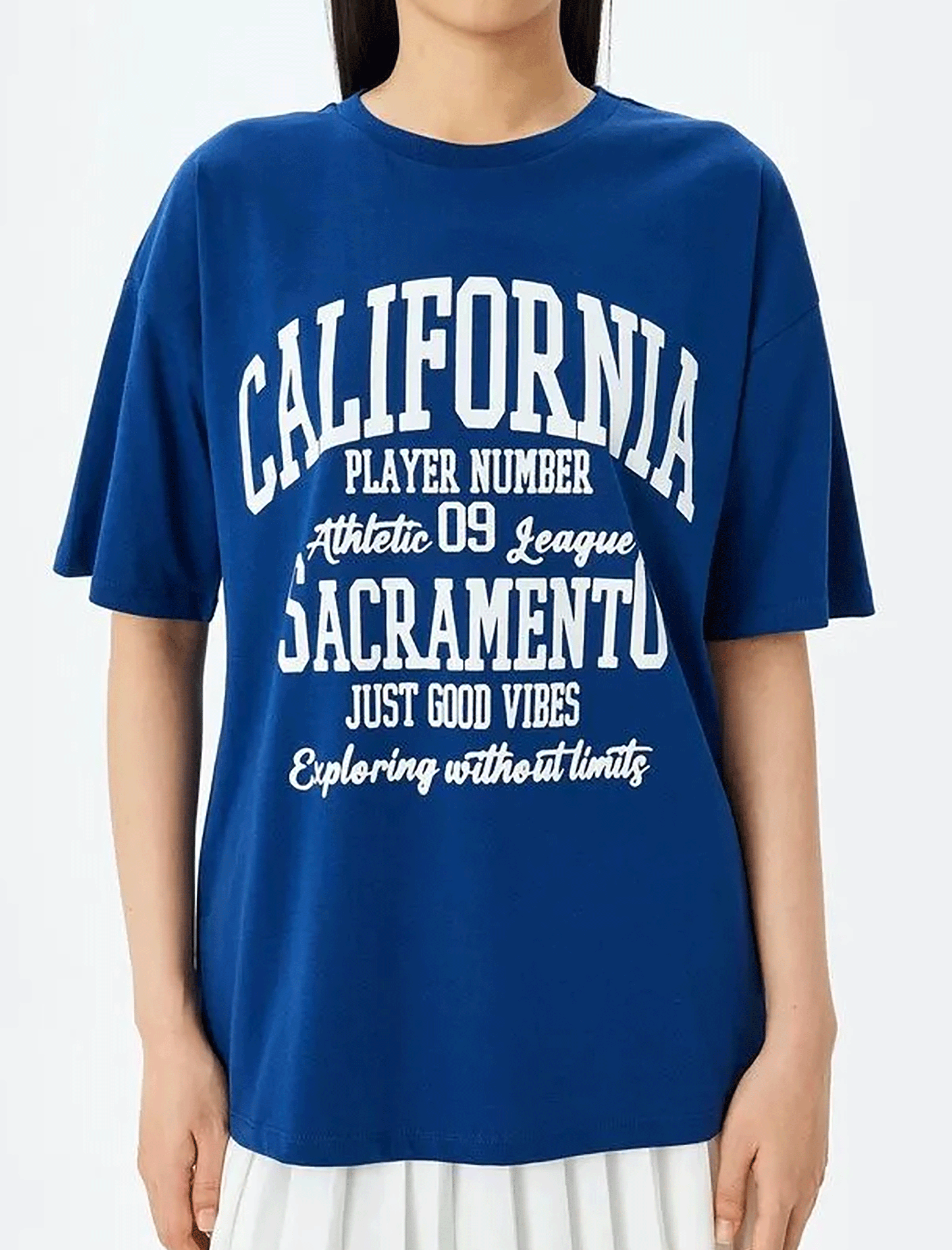 تی شرت طرح دار زنانه کوتون Koton کد 5SAL10085IK