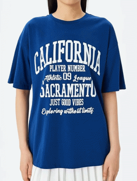 تی شرت طرح دار زنانه کوتون Koton کد 5SAL10085IK