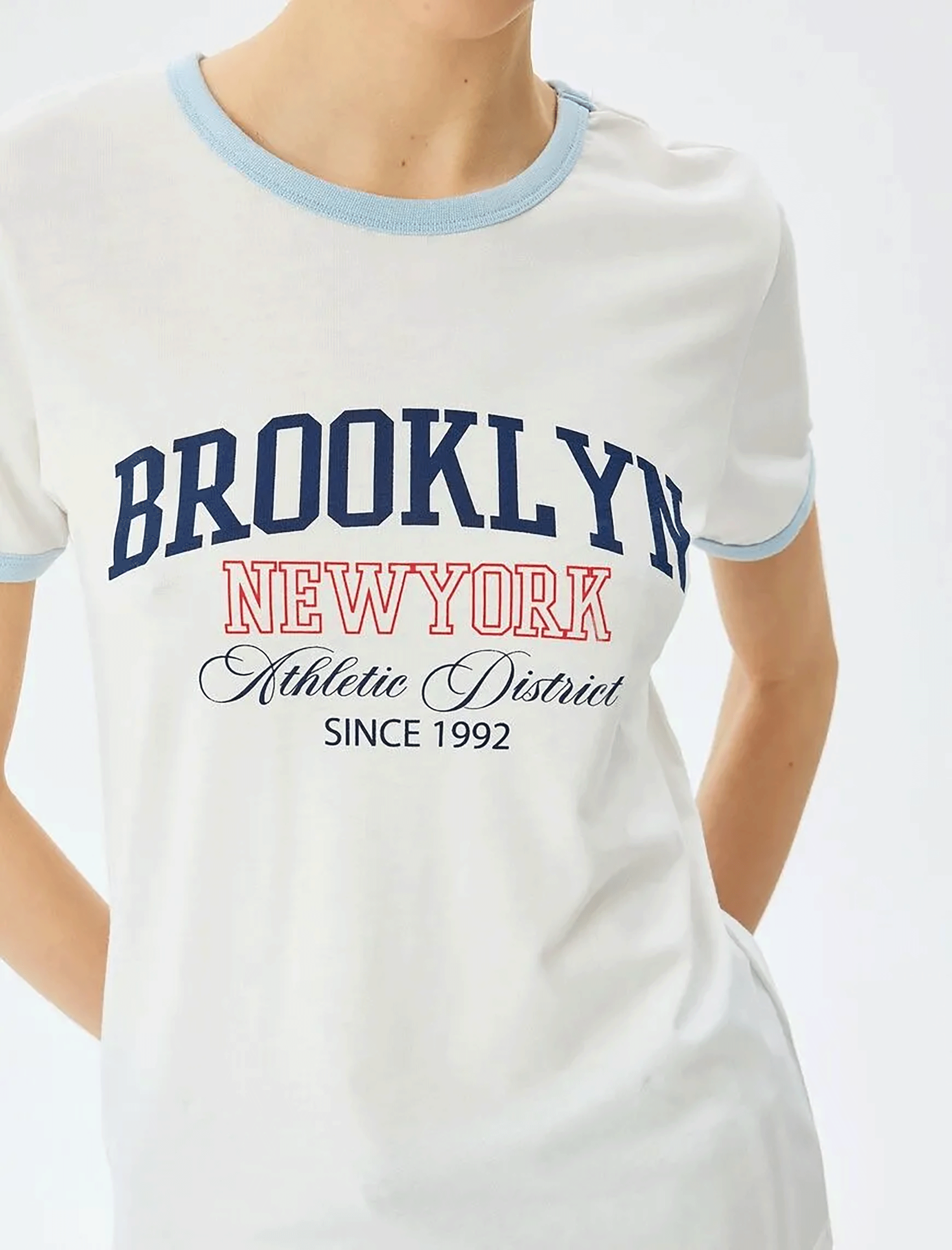 تی شرت زنانه کوتون Koton کد 5SAL10110IK