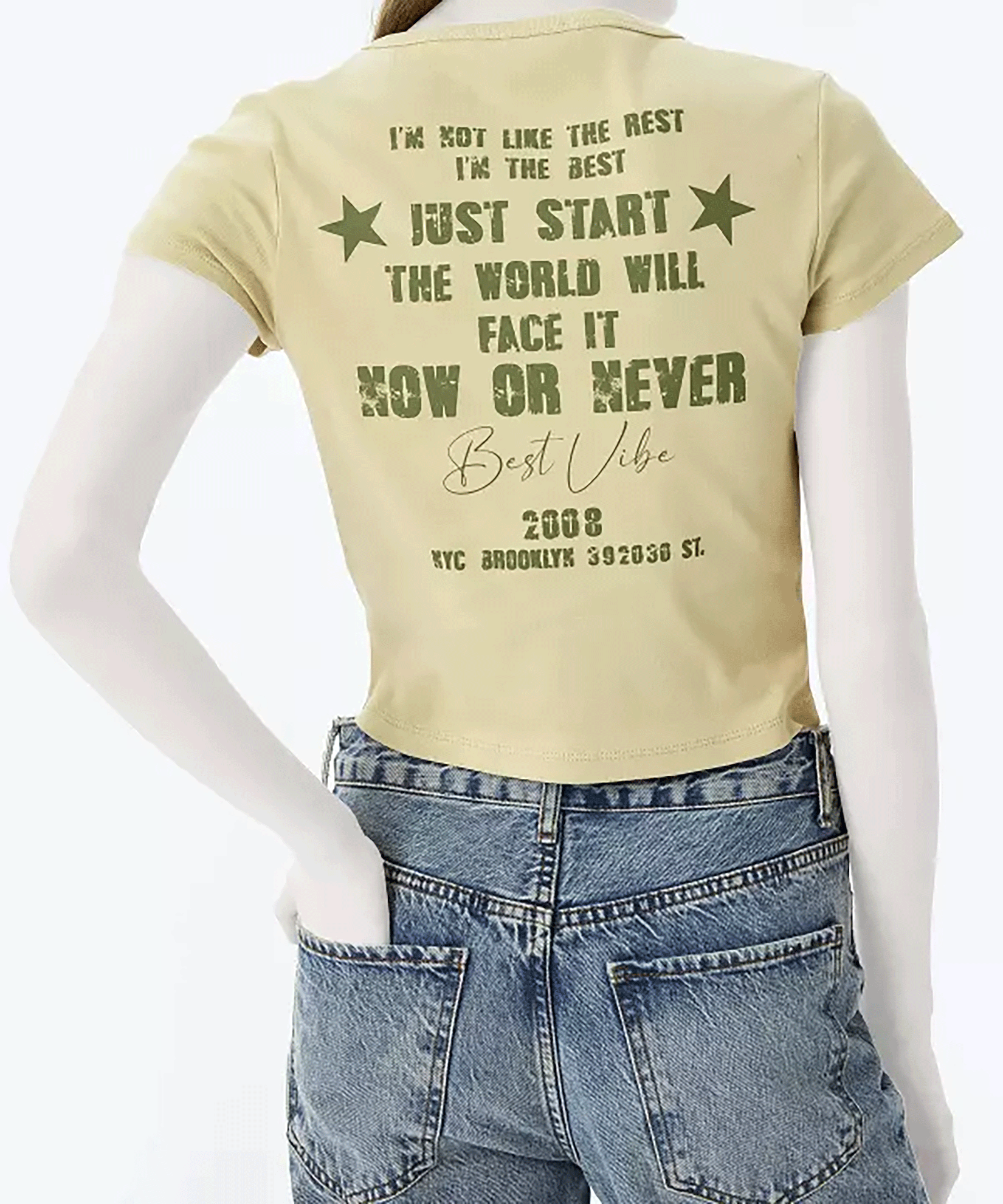 تی شرت طرح دار زنانه کوتون Koton کد 5SAL10223IK