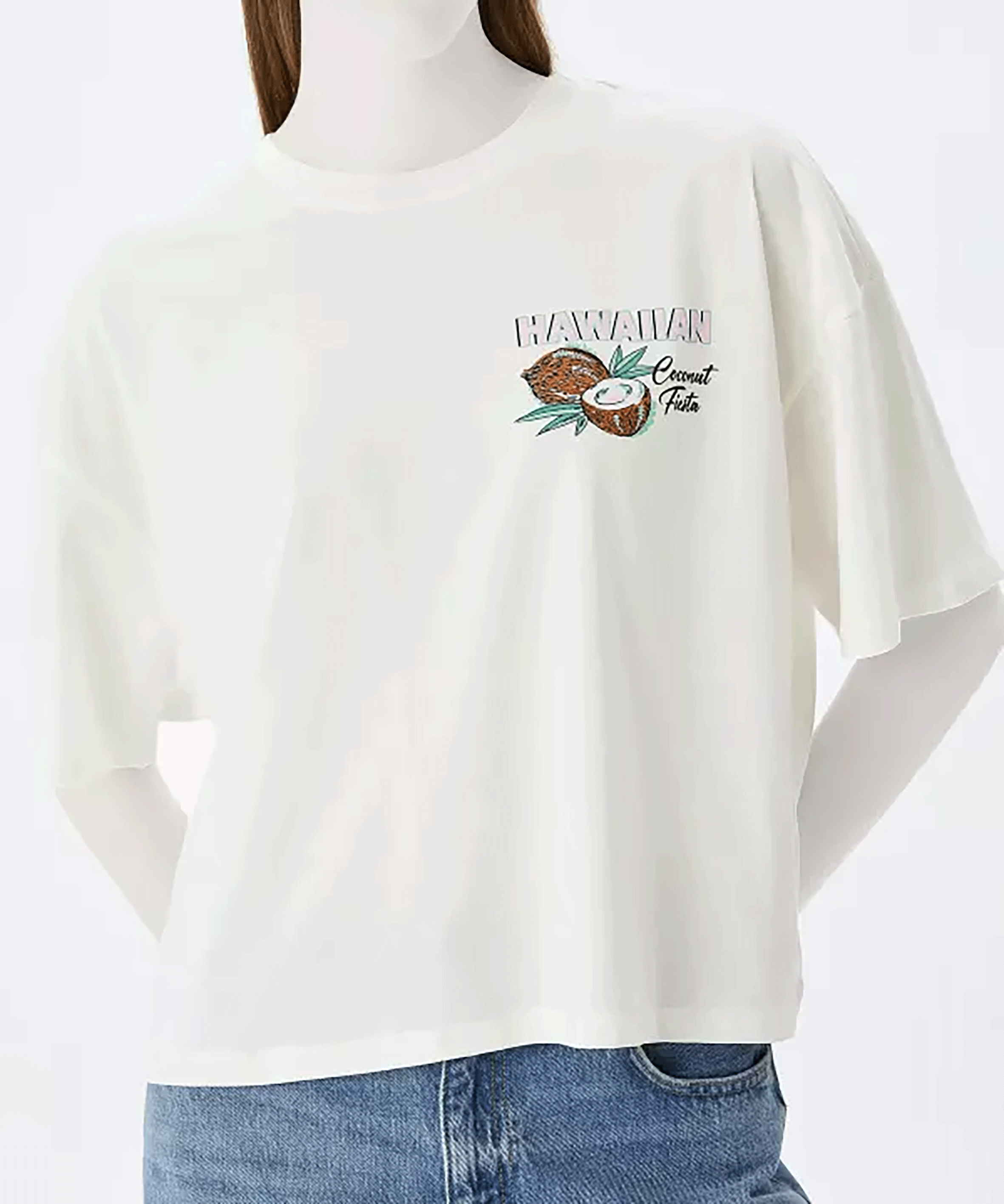 تی شرت زنانه کوتون Koton کد 5SAL10244IK