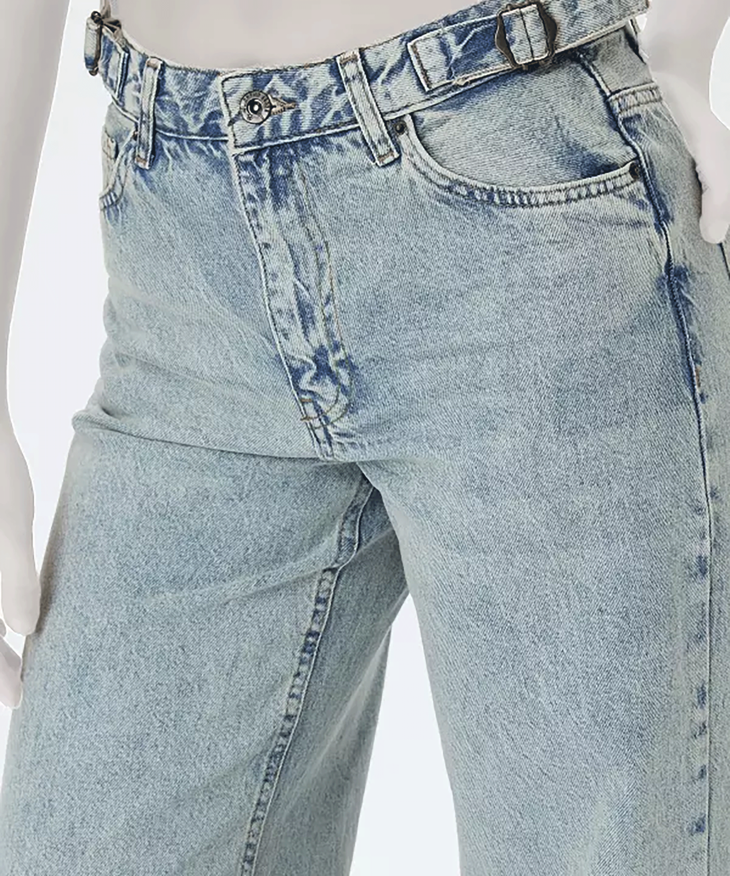 شلوار جین آزاد  زنانه کوتون Koton کد 5SAL40042MD