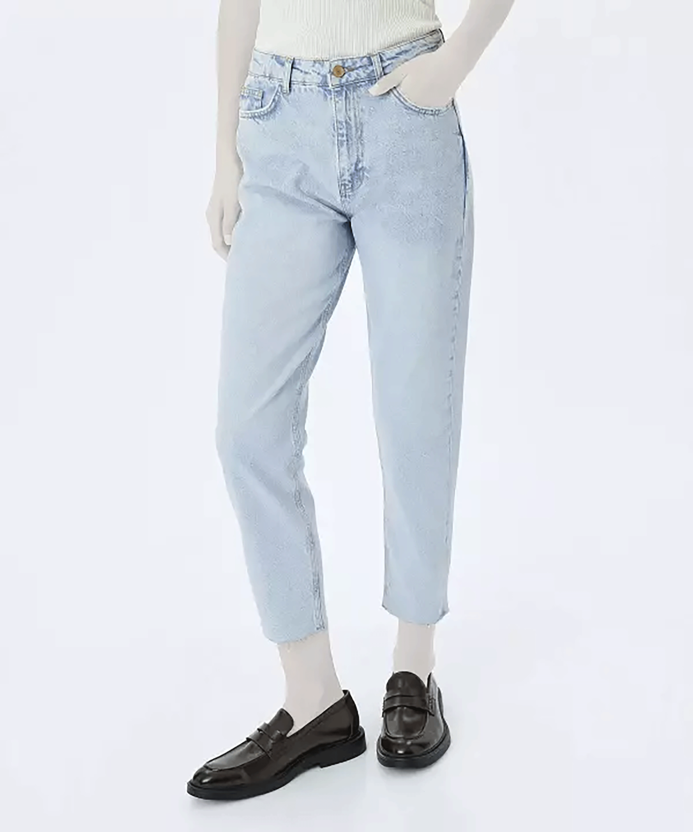 شلوار جین مام استایل زنانه کوتون Koton کد 5SAL40046MD