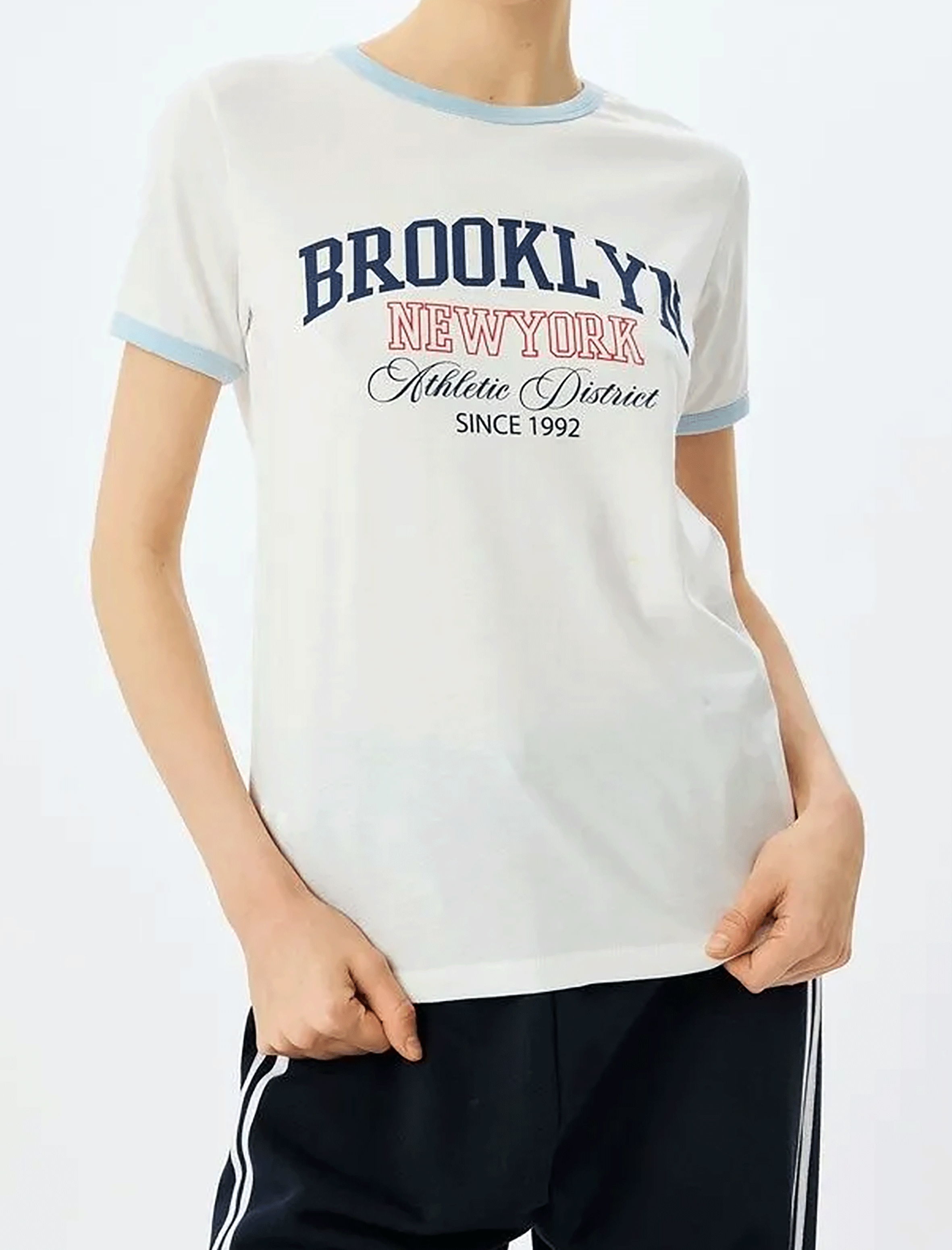 تی شرت زنانه کوتون Koton کد 5SAL10110IK