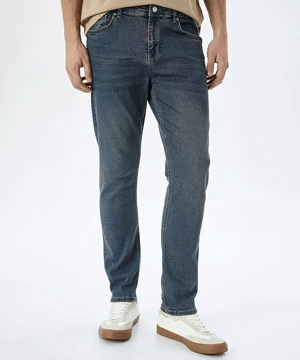 شلوار جین اسلیم فیت مردانه کوتون Koton کد 5SAM40026ND