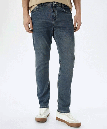 شلوار جین اسلیم فیت مردانه کوتون Koton کد 5SAM40026ND